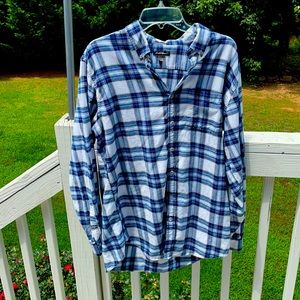 Eddie Bauer Classic Plaid size Large Tall LT